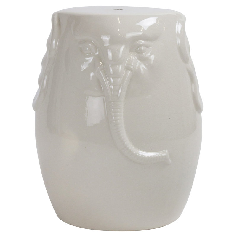 Marty Ceramic Accent Stool