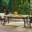 Outdoor Dining Set With 2 Benches And 1 Dining Table (3 Pcs)
