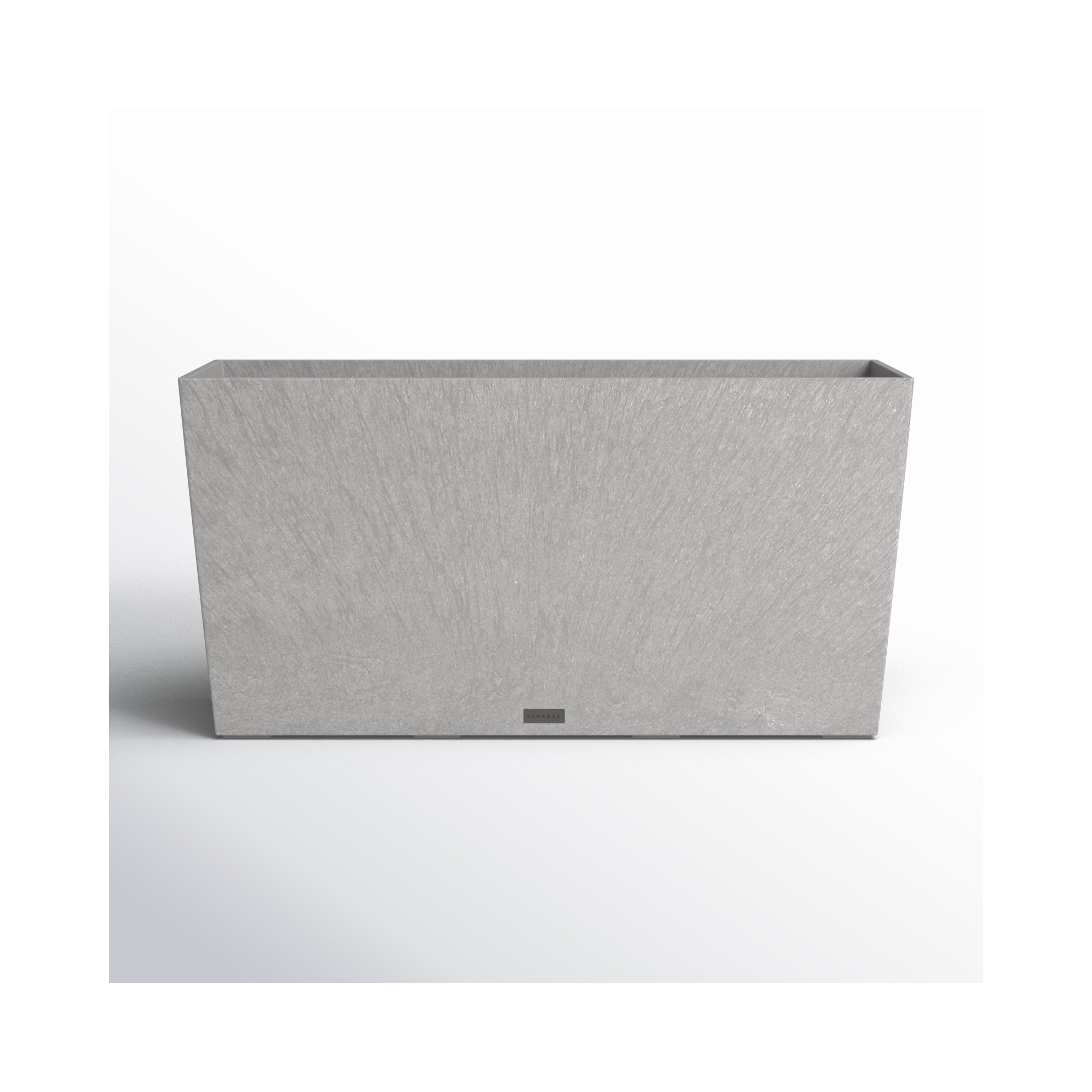 Pure Series Midori Planter, 1, Charcoal Gray, 19.75" H x 39.5" W x 12.5" D