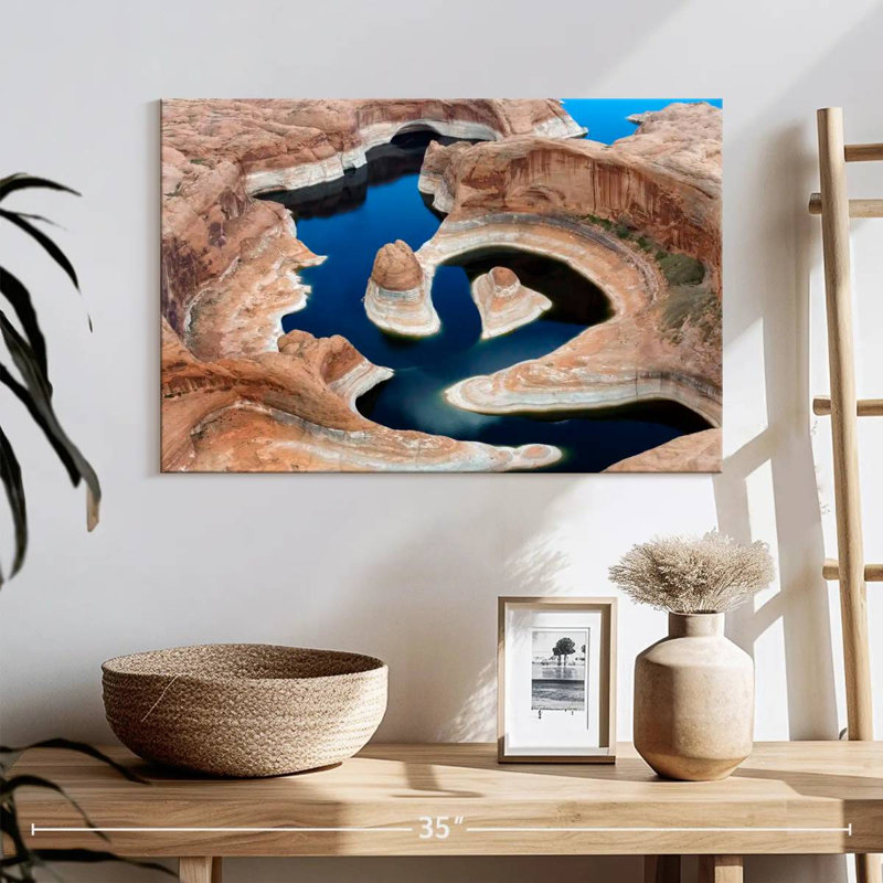 Lac Powell d'en haut, H 16 po x l 24 po