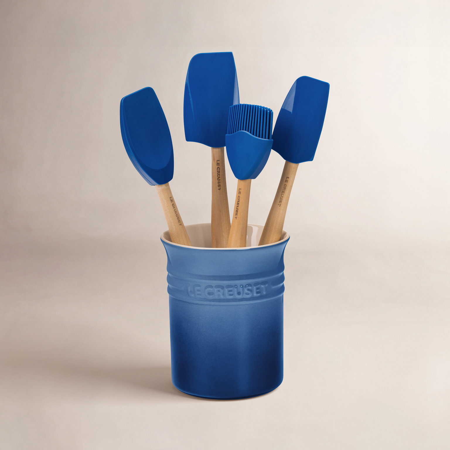 Silicone 5-Piece Utensil Set with Crock, Marseille