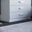 Arkadij 4 - Drawer High Gloss Chest of Drawers With Metal Runners, Modern Bedroom Storage Cabinet-1711917408