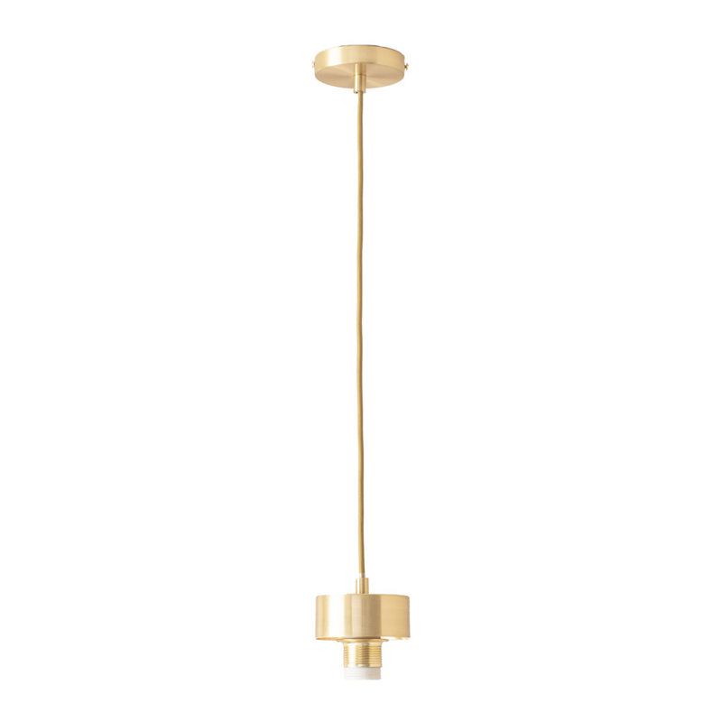 1 - Light Pendant, Brushed Gold