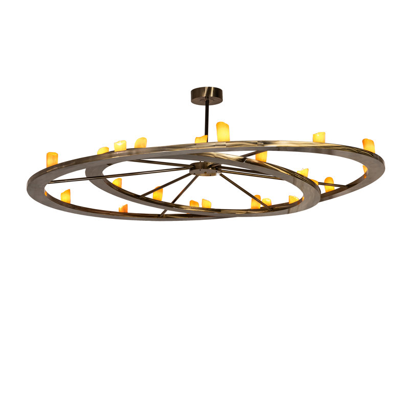 108" Wide Donner 24 Light Chandelier