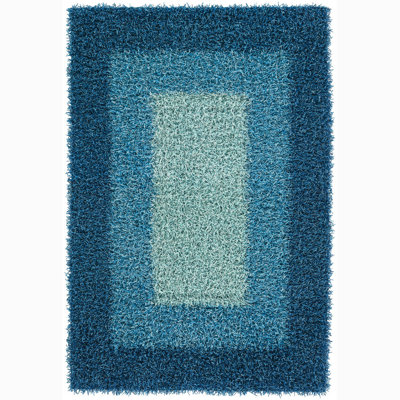 Paramera Silk Area Rug in Blue