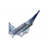 Blue/Ecrue