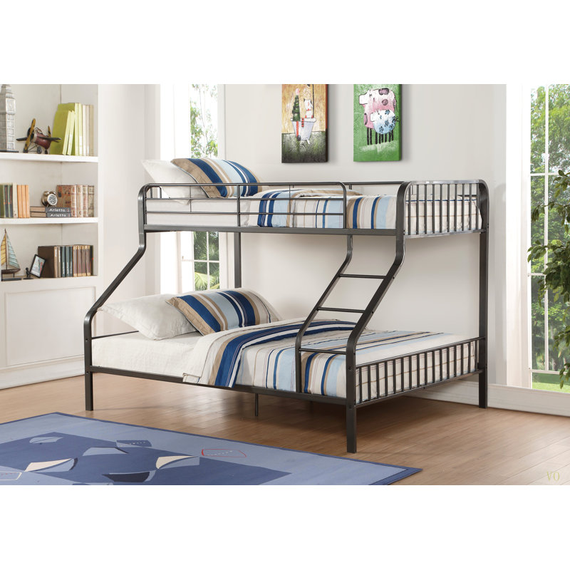 Lit superposé simple Caius Gunmetal