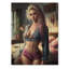 «Gorgeous Morning Glory» - Reproduction sensuelle de femme sur bois de pin naturel-1071645474