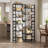 Bamboo Bookcase, 6-Tier Large Open Bookshelf  With Display Shelves-134588222-136172192