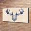 Deer Head - Wrapped Canvas Print