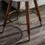 Tabouret pivotant Mid-Century 360 blanc - rembourré Boucle