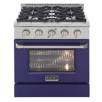 Kucht 30" 4.2 Cubic Feet Dual Fuel Free Standing Range