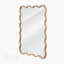 Miroir décoratif rectangulaire en bois massif de 24 po x 36 po couleur bois naturel naturel, pour chambre à coucher, salle de bain, salon, entrée-279487136-279487137
