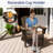 Outdoor Weather-Resistant High Density Polyethylene Foldable Adirondack Chairs with Cup Holder Set of 2-1355259401
