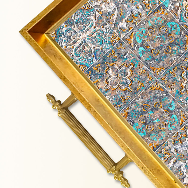 Elegant Glass Tray, 19.7 x 11.4 x 1.4 inches | 100% Durable Glass Construction | Easy to Clean with Damp Cloth | Ideal for Serving, Decorative Display, and Organizing | Stylish Addition to Home Décor