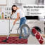 Non-Slip Kitchen Mats, Super Absorbent & Stain Resistant Washable Floor Rug Set for Kitchen, Laundry, Sink-1507744663-1507744648
