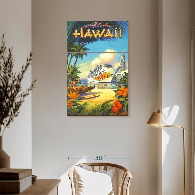 Gillard Pride of Hawaii, H 57 po x l 36 po