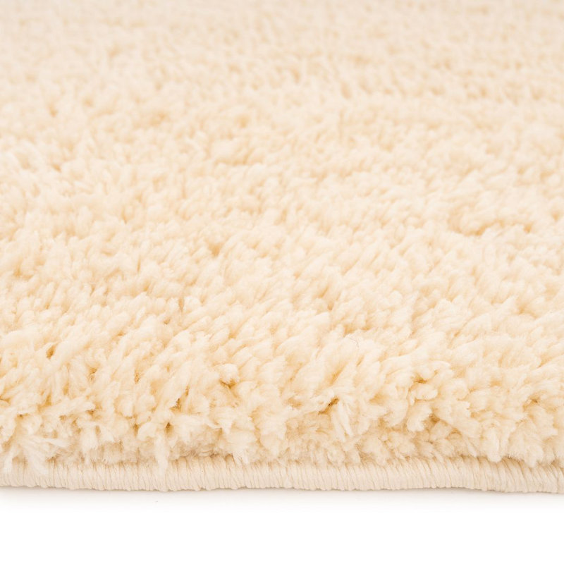 Solid Colour Machine Tufted Shag Area Rug, 200cm x 290cm