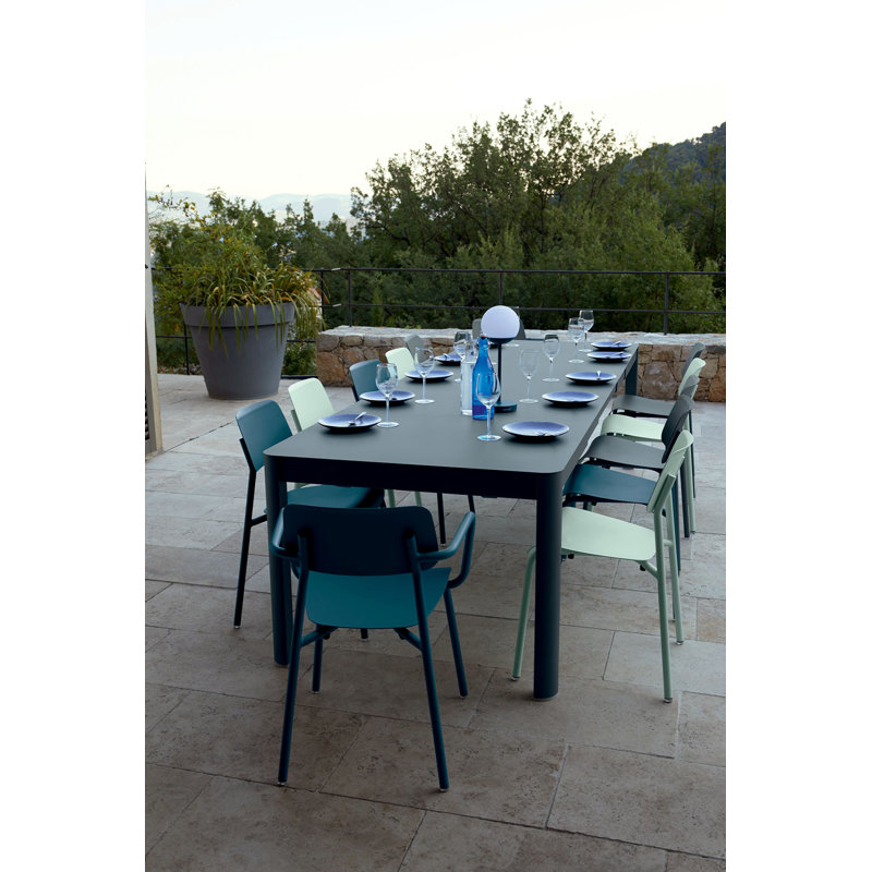 Studie Outdoor Dining Side Chair, Latte Beige