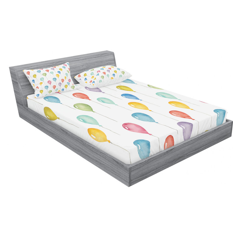 Microfiber Sheet Set, Full Sheet Set with Fitted Sheet