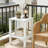 23.5" HDPE 2-Tier Tall Outdoor Sidetable-1344235832