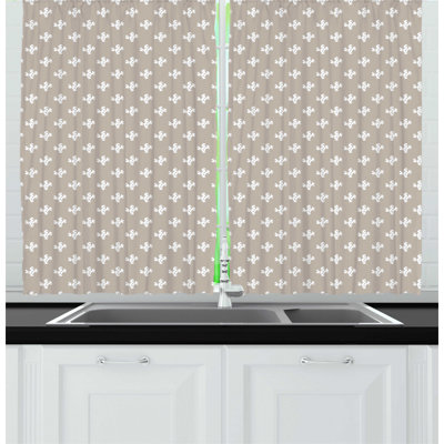 Ruffled Kitchen Curtain