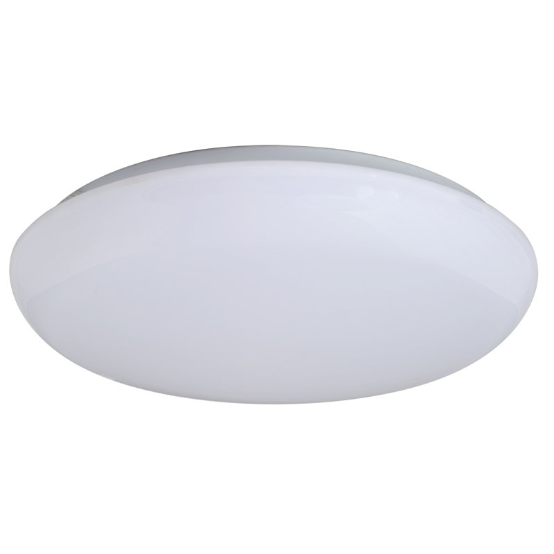 Sunburg Acrylic LED Flush Mount, 3.5" H x 14" W