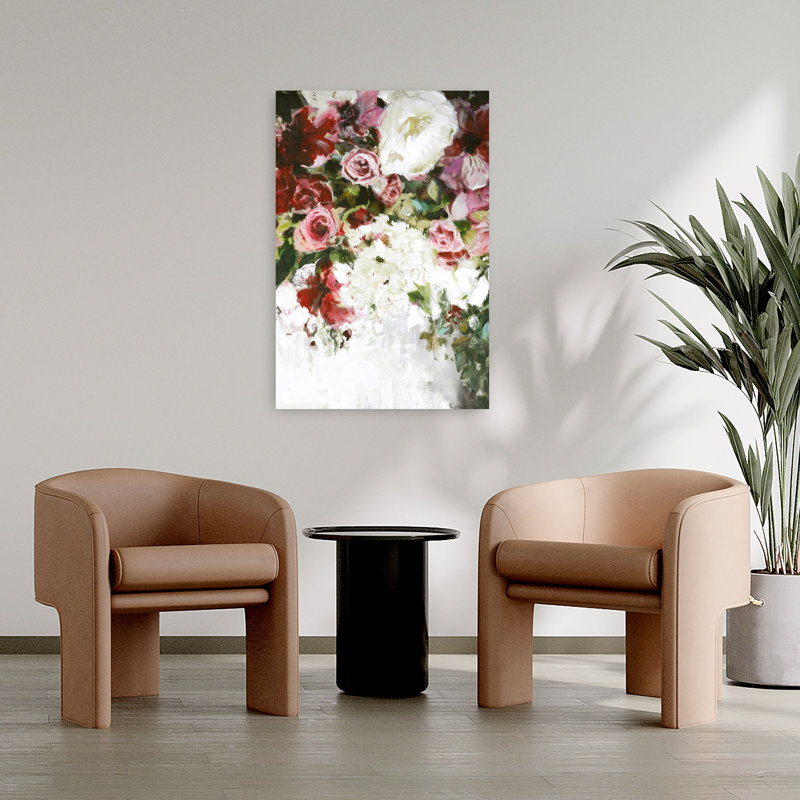 Light Blossom, art contemporain abstrait, H 36 po x l 24 po