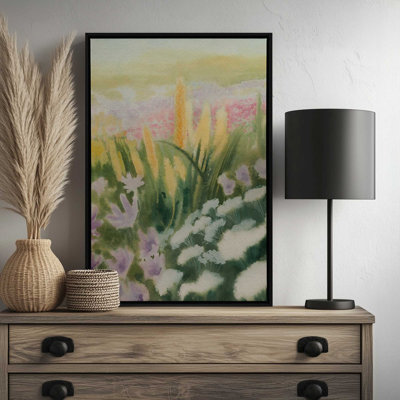 Reproduction d'art sur toile "Ble Living Wildflower Garden II" par Grace Popp