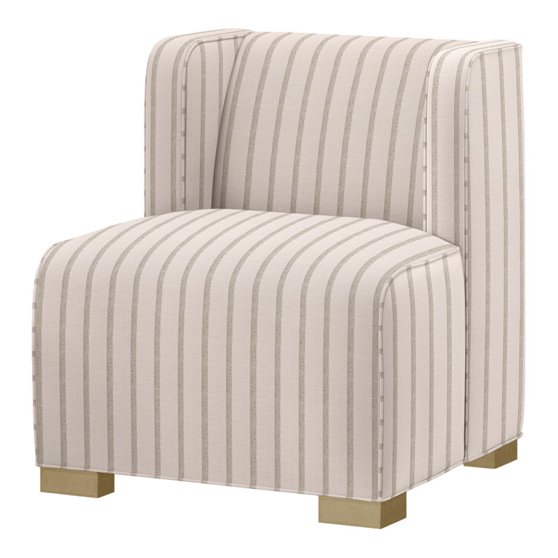 TAU Upholstery Slipper Chair, Dune, Page Oyster (Performance fabric) 1355-92