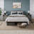 Elliana Solid Wood Platform Bed with Storage Drawers & Built-in Charging Station-81970976-81970975