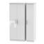 Yvette 3 Door Manufactured Wood Wardrobe-18860315-23704041