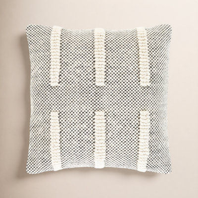 Sefarina Striped Cotton Throw Pillow