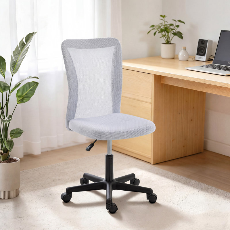 17 Stories Hayre Mesh Office Chair, White