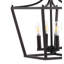 Luminaire suspendu géométrique 4 lumières Areyanna-487039909