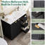 Meuble-lavabo simple autoportant 30 po avec comptoir en céramique-751622666-751622677
