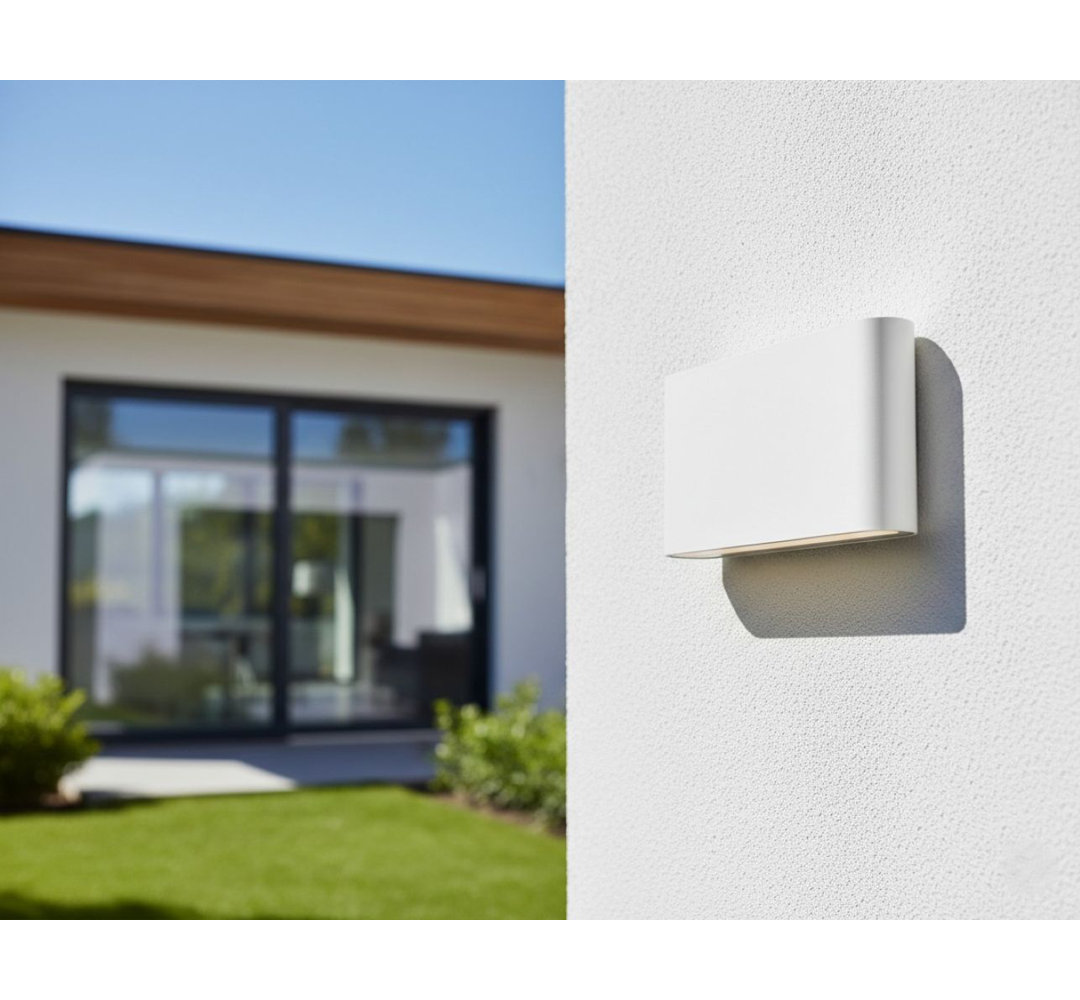9cm H Integrated LED Outdoor Sconce