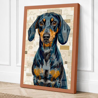 Alert Hound Eclectic - Wrapped Canvas