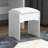 Makeup Vanity Desk With Chair And Light Mirror