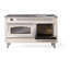 Cuisinière à double combustible ILVE Nostalgie II Series 60 po avec 9 brûleurs scellés, plaque de cuisson (propane liquide, porte vitrée)-1686458128-1686458142