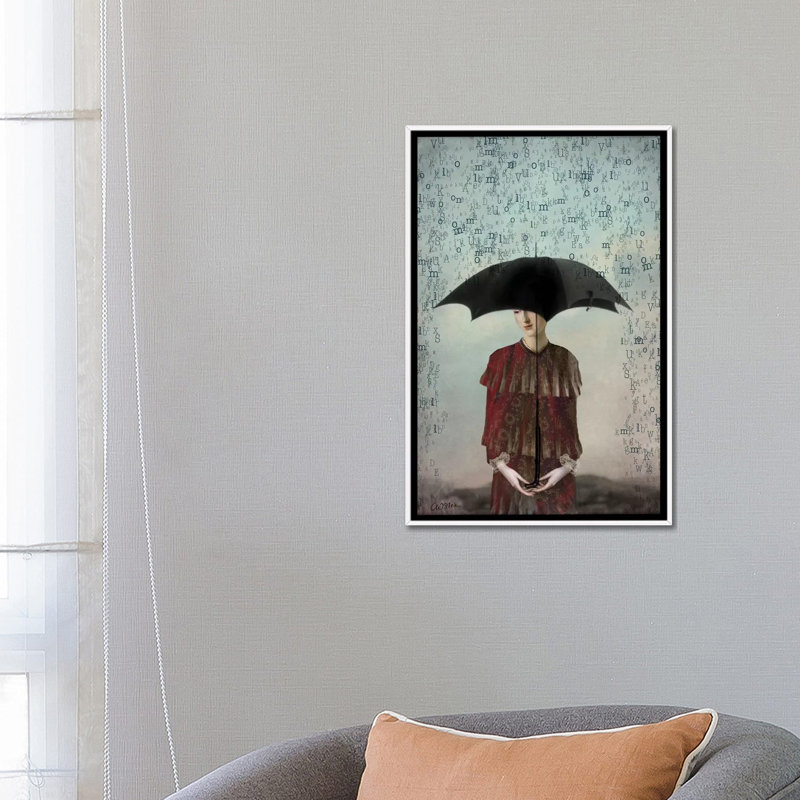 Sp Spadless par Catrin Welz-Stein - reproduction, H 26 po x l 18 po x 1,5 po, Toile blanche encadrée, Pas de tapis