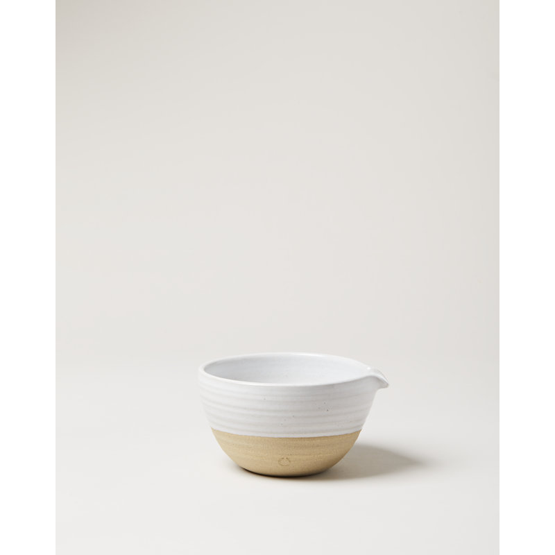 Medium Multicolor Ceramic Color Block Serving Bowl