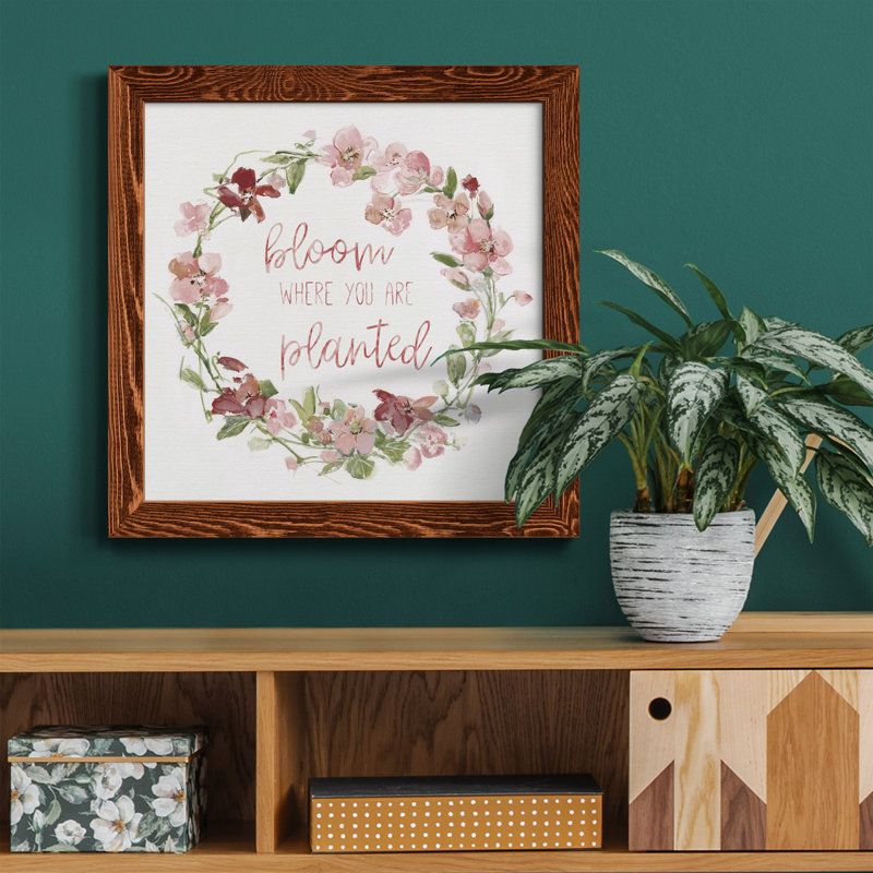 «Succulent Trio I», peinture sur toile encadrée, H 17 po x l 17 po x P 1,5 po, Érable encadré