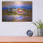  «Lavender Fields Provence 2» par Dorothy Fagan, art mural en métal, 16 po x 12 po