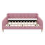 Upholstered Daybed With Support Legs-1711747223