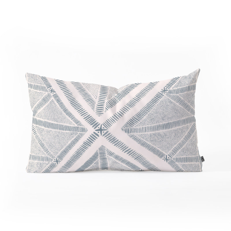 Coussin lombaire à azul et cendre maria
