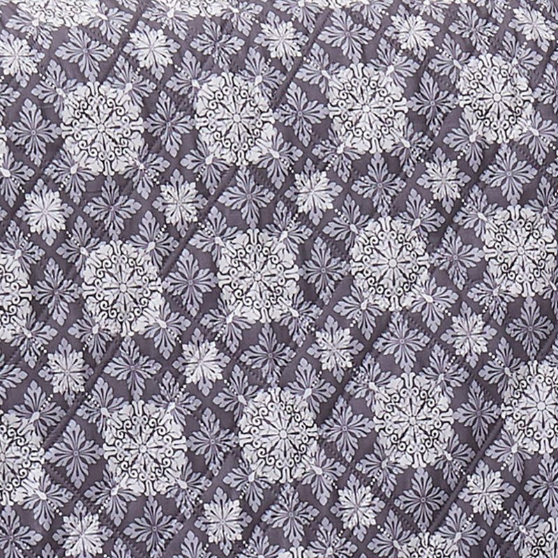 Housse pour fauteuil à coussins carrés/rectangulaires, Gris Mandala
