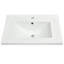 Meuble-lavabo simple autoportant de 24 po avec plateau en céramique Ninerta