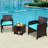 2 - Person Patio Conversation Set with Cushions-190850429