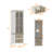 73'' H X 23.6'' W 2-Drawer Elegant Bookcase With Glass Doors